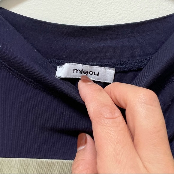 Miaou Green and Navy Knox Tee - Picture 8 of 11